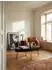KADIMA DESIGN Couchtisch oval Mango-Massivholz mit Schublade, Haarnadelbeine, 100x50x40cm