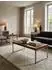 KADIMA DESIGN ISEN Couchtisch Massivholz Sheesham, Chromfüße, 120x60x40cm