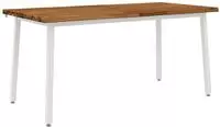 vidaXL Live Edge Esstisch 160 x 90 x 75 cm Massivholz Akazie Natur