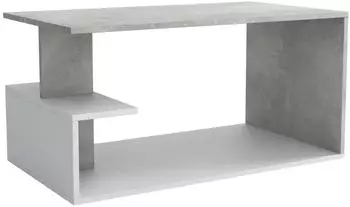 Masseno Riccardo Couchtisch rechteckig, titanfarben, 90x50x46cm (800001379683)