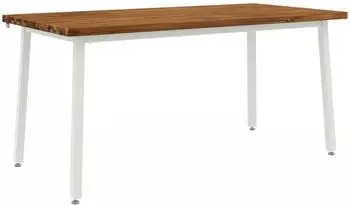 vidaXL Esstisch 160x70x75cm Akazien-Massivholz, natur