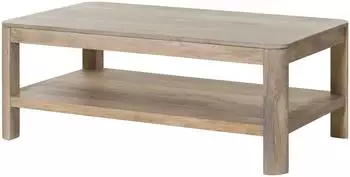 Massivmoebel24 Toronto Couchtisch Mangoholz weiß lackiert 120x70x45cm (09-200-665-2005)