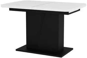 VICCO Fenaro Esstisch ausziehbar 120-160x80cm wei&szlig;/schwarz (56584)
