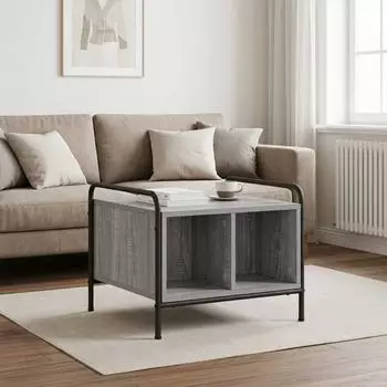 vidaXL Couchtisch Sonoma-grau, Holzwerkstoff, 50x49x41cm