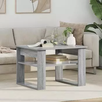 vidaXL Couchtisch Sonoma-Grau 64x54x44cm Holzwerkstoff