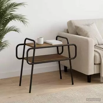 vidaXL Couchtisch Artisan-Eiche 60x30x51cm Holzwerkstoff