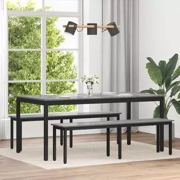 vidaXL Esstisch rechteckig 180x90x75cm Holzwerkstoff (3415381)