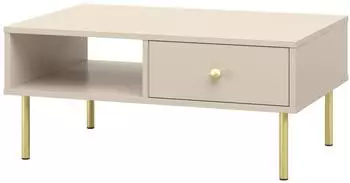 RAUMHIRSCH Venus Couchtisch Holzwerkstoff, kaschmir, 91x43x43cm
