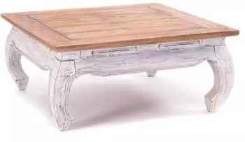 Xtradefactory Opiumtisch East 80, Mahagoni massiv, 80x80x36cm (East 80)