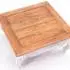 Xtradefactory Opiumtisch East 80, Mahagoni massiv, 80x80x36cm (East 80)