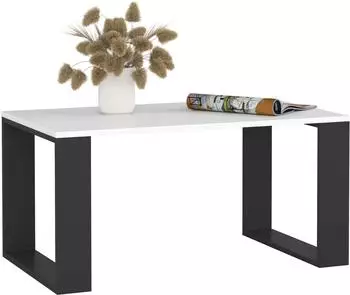 RAUMHIRSCH Couchtisch rechteckig, weiß/schwarz, 92x53cm (800001324688)