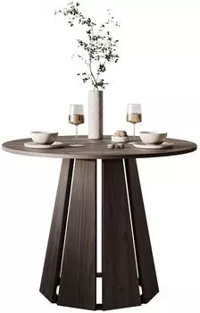 Lookway Silva Esstisch rund, nussbaum, &oslash;100cm (800001554359)