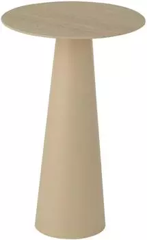 J-Line Runder Beistelltisch Kegel Keramik Travertin-Optik 40x63cm beige