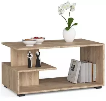 RAUMHIRSCH PIN Couchtisch rechteckig, Sonoma Eiche, 90x45x51cm (800001324655)