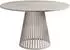 Mirjan24 Cone Cashmere 120 ausziehbarer Esstisch, rund, Kaschmir/Travertin (800001992921)
