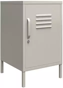 Mid.you Bradford Beistelltisch Metall, taupe (68x39x37cm)