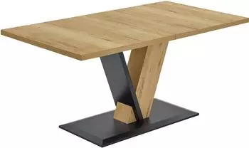 Niehoff Conny Esstisch ausziehbar, Wildeiche-Dekor, 140cm (71650125-0)
