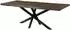 Massivmoebel24 FREEFORM 5 Baumkantentisch Mango 180x90cm, grau lackiert, Mikado-Beine anthrazit matt (09-108-844-2261)