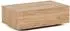 WFL GROUP Noma Couchtisch rechteckig, Blockform mit Rollen, 90x55x28cm, Eiche Braun (800002023085)