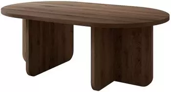 Mirjan24 Xuala ovaler Couchtisch, Nuss Okapi, 110x65x42cm (800001992938)