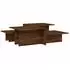 vidaXL Couchtische 2 Stk. braun Eichen-Optik Holzwerkstoff (3216160)