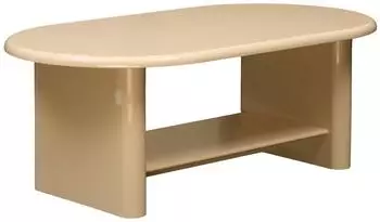 Atmosphera Douglas Couchtisch oval 60x110cm, beige