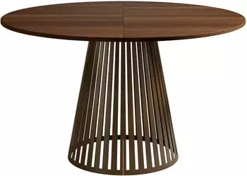 Mirjan24 Cone Braun 120 ausziehbarer Esstisch, rund, 120-196cm (800001992488)