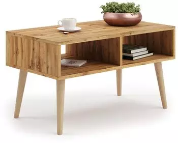RAUMHIRSCH Sandi Craft Couchtisch Eiche Artisan, rechteckig, 90x55x55cm