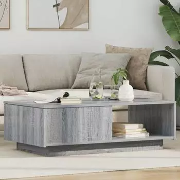 vidaXL Couchtisch Sonoma-grau 95x55x31cm Holzwerkstoff