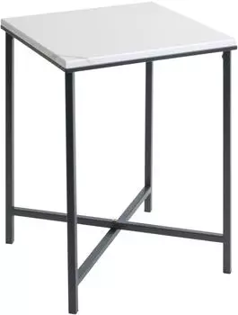 HAKU Beistelltisch quadratisch, Metall, anthrazit, 39x39x55cm (52336)