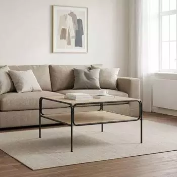 vidaXL Beistelltisch Sonoma-Eiche 100x50x46cm Holzwerkstoff