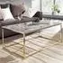 Finebuy Couchtisch Marmor Optik weiß 100x60x40cm (FB36840)