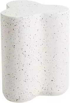 Beliani Tellaro Beistelltisch Terrazzo-Optik Freiform (Tellaro)