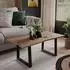 VICCO Yan Couchtisch Eiche Artisan, rechteckig, 100x40x50cm (58391)
