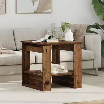vidaXL Couchtisch Altholz 51x50x50cm