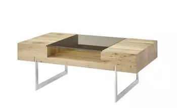 Sofa.de Mali&szlig; Couchtisch, Asteiche/Glas, 60x40cm