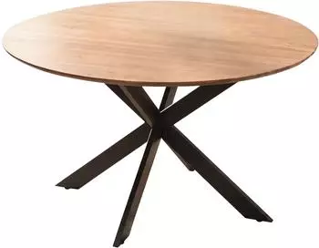 Home Affaire Soho rund Esstisch, natur/schwarz, 130cm (74997829-0)