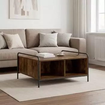 vidaXL Couchtisch R&auml;uchereiche 50x49x41cm Holzwerkstoff
