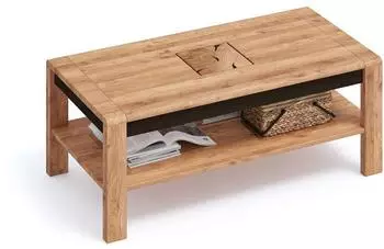 main möbel Zarah Couchtisch 118x60cm Wildeiche geölt (WZ-0625)