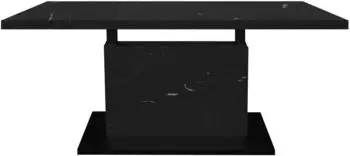 M&auml;usbacher Lift Couchtisch h&ouml;henverstellbar 120x70cm, Keramik-Optik schwarz