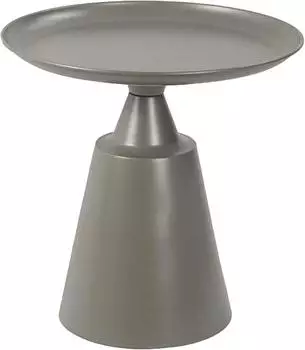 Paroli Elena Beistelltisch Metall, grau, 50x49cm (60517136-0)
