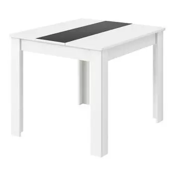 VCM Disalo Esstisch 80x80cm, Holzwerkstoff, anthrazit/weiß
