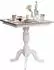 Loberon Kingston Tisch weiß/braun, 70x70x78cm (1142551)