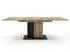 xonox.home Molina Esstisch ausziehbar, Evoke Oak / basaltgrau (150x76x90cm)