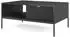 Masseno Stellare Couchtisch 104x46x68cm, schwarz, 2 Schubladen (800001095197)