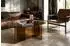 Zuiver Linea Couchtisch, ovales Glas, braun