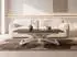 WFL GROUP Axen Couchtisch höhenverstellbar ausziehbar, walnuss, 120-160x80x38-75cm (800001752899)