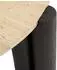Idimex Tapti Couchtisch rund, Travertin-Tischplatte, Mangoholz, 80cm (800001272532)