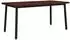 vidaXL Live Edge Esstisch Massivholz Akazie 140x90x75cm