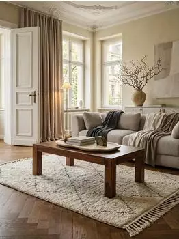 KADIMA DESIGN Mumbai Couchtisch Sheesham-Massivholz, dunkelbraun, 110cm (800001005780)